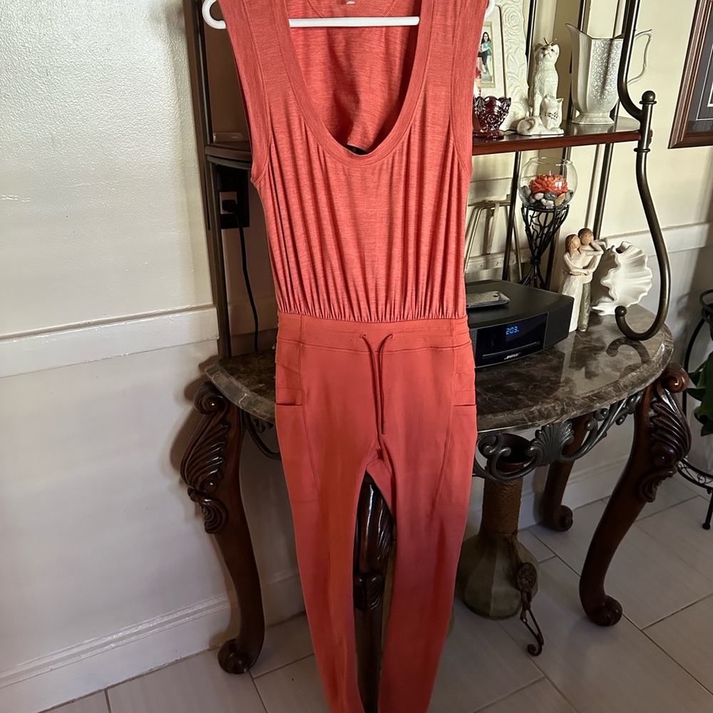 FP Movement by Free People Vibrant Orange Jumpsuit